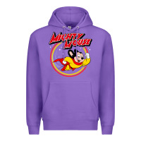 Purple the mighty mouse Premium Hoodie - InspiraDesign