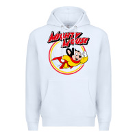 White the mighty mouse Premium Hoodie - InspiraDesign