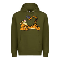 Army Green tigger Premium Hoodie - InspiraDesign