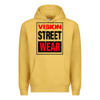 Antique Gold VISION STREET WEAR Premium Hoodie - InspiraDesign