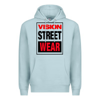 Blue Mist VISION STREET WEAR Premium Hoodie - InspiraDesign