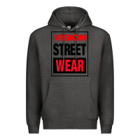 Charcoal Heather VISION STREET WEAR Premium Hoodie - InspiraDesign