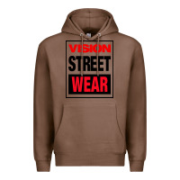 Chestnut VISION STREET WEAR Premium Hoodie - InspiraDesign