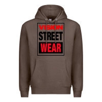Coffee VISION STREET WEAR Premium Hoodie - InspiraDesign