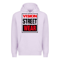 Lilac VISION STREET WEAR Premium Hoodie - InspiraDesign