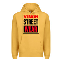 Mustard VISION STREET WEAR Premium Hoodie - InspiraDesign