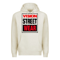 Oatmeal Heather VISION STREET WEAR Premium Hoodie - InspiraDesign