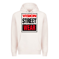 Pale Pink VISION STREET WEAR Premium Hoodie - InspiraDesign