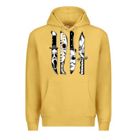 Antique Gold knives horror movie friday halloween horror goth evil t shirt Premium Hoodie - InspiraDesign