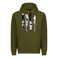 Knives Horror Movie Friday Halloween Horror Goth Evil T Shirt Premium Hoodie | Teevron