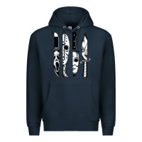 Navy knives horror movie friday halloween horror goth evil t shirt Premium Hoodie - InspiraDesign