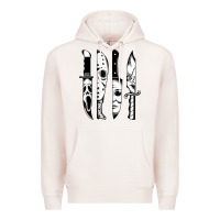Pale Pink knives horror movie friday halloween horror goth evil t shirt Premium Hoodie - InspiraDesign