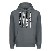 Rock knives horror movie friday halloween horror goth evil t shirt Premium Hoodie - InspiraDesign