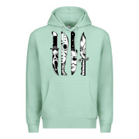 Seafoam knives horror movie friday halloween horror goth evil t shirt Premium Hoodie - InspiraDesign