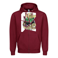 Burgundy ROLL INITIATIVE Zipper Hoodie - Bettercallsaul