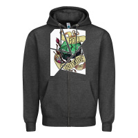 Charcoal Heather ROLL INITIATIVE Zipper Hoodie - Bettercallsaul