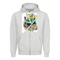 Dove Grey ROLL INITIATIVE Zipper Hoodie - Bettercallsaul
