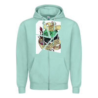 Seafoam ROLL INITIATIVE Zipper Hoodie - Bettercallsaul