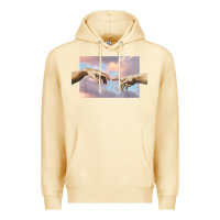 Pina Colada creation of adam hands aesthetic t shirt Premium Hoodie - InspiraDesign