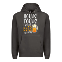 Smoke Hocus Pocus I Need Beer To Focus Funny Halloween Witch 1 Premium Hoodie - InspiraDesign