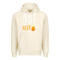 Tofu Hocus Pocus I Need Beer To Focus Funny Halloween Witch 1 Premium Hoodie - InspiraDesign