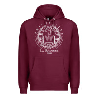Burgundy Universite Paris La Sorbonne Premium Hoodie - InspiraDesign
