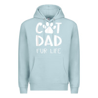 Blue Mist funny cat dad fathers day gift shirt fur life cat tee Premium Hoodie - InspiraDesign