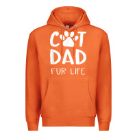 Carrot funny cat dad fathers day gift shirt fur life cat tee Premium Hoodie - InspiraDesign
