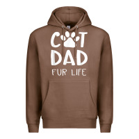 Chestnut funny cat dad fathers day gift shirt fur life cat tee Premium Hoodie - InspiraDesign