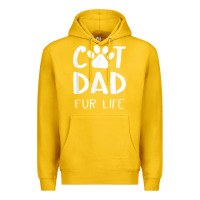 Lemon funny cat dad fathers day gift shirt fur life cat tee Premium Hoodie - InspiraDesign