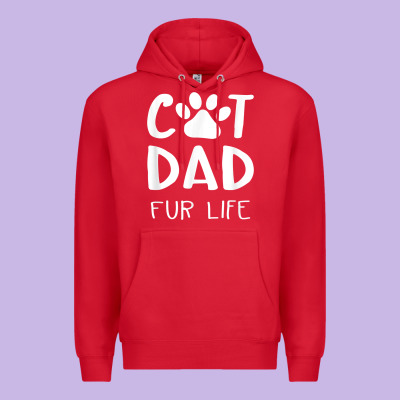 Funny Cat Dad Fathers Day Gift Shirt Fur Life Cat Tee Premium Hoodie Designed By Inspiradesign