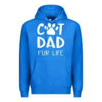 True Royal funny cat dad fathers day gift shirt fur life cat tee Premium Hoodie - InspiraDesign