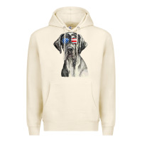 Tofu great dane sunglasses american usa flag 4th of july fourth t shirt Premium Hoodie - InspiraDesign