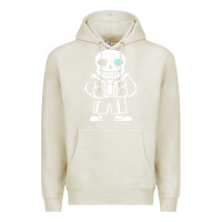 Oatmeal Heather undertale sans Premium Hoodie - InspiraDesign