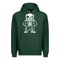 Sports Green undertale sans Premium Hoodie - InspiraDesign