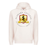 Pale Pink (ACOM) Al4b4m4, College of Osteopathic Medicine Premium Hoodie - InspiraDesign