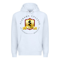 White (ACOM) Al4b4m4, College of Osteopathic Medicine Premium Hoodie - InspiraDesign