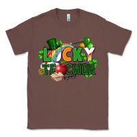 Chestnut lucky teacher St. Patricks Day Classic Tee - FaDigitalArtStudio