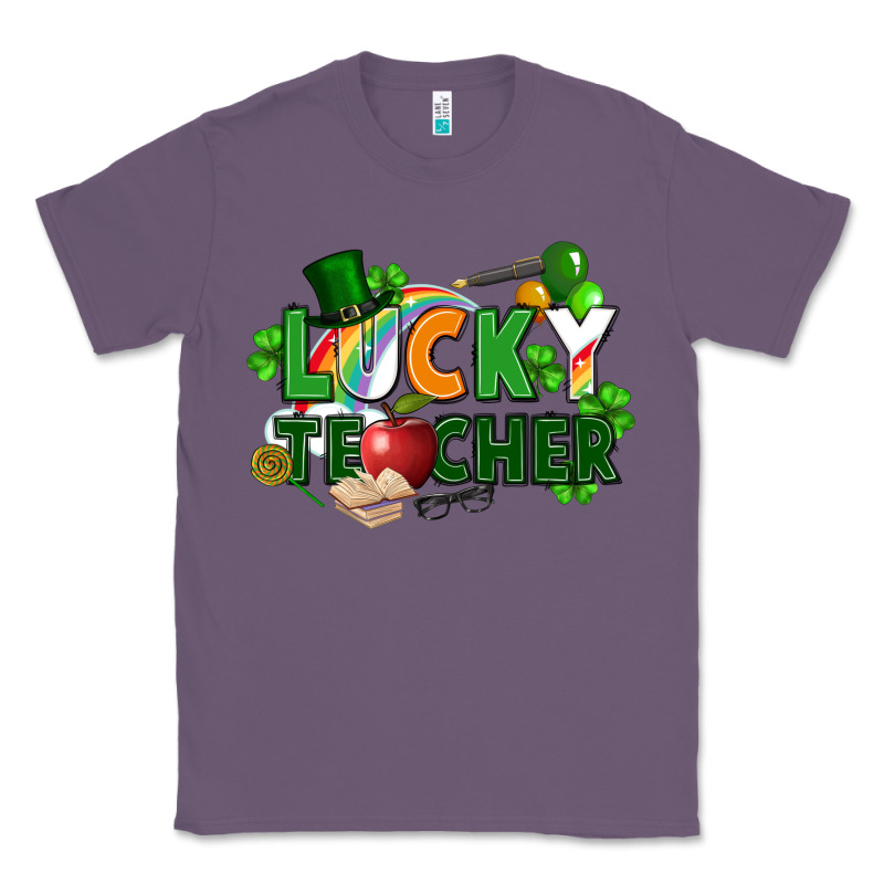 Lucky Teacher St. Patricks Day Classic Tee by FaDigitalArtStudio | Teevron