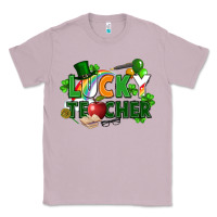 Lilac lucky teacher St. Patricks Day Classic Tee - FaDigitalArtStudio