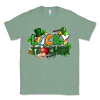 Sage lucky teacher St. Patricks Day Classic Tee - FaDigitalArtStudio