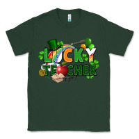 Sports Green lucky teacher St. Patricks Day Classic Tee - FaDigitalArtStudio