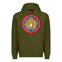 Army Green IBEW electrician Premium Hoodie - InspiraDesign