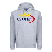 Heather Grey us open tennis Premium Hoodie - InspiraDesign
