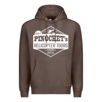 Coffee Pinochet Helicopter Tours Premium Hoodie - InspiraDesign