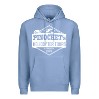 Colony Blue Pinochet Helicopter Tours Premium Hoodie - InspiraDesign