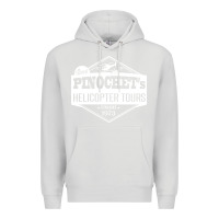 Dove Grey Pinochet Helicopter Tours Premium Hoodie - InspiraDesign