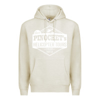 Oatmeal Heather Pinochet Helicopter Tours Premium Hoodie - InspiraDesign