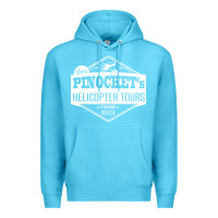 Ocean Blue Pinochet Helicopter Tours Premium Hoodie - InspiraDesign