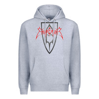 Heather Grey music emper Premium Hoodie - InspiraDesign